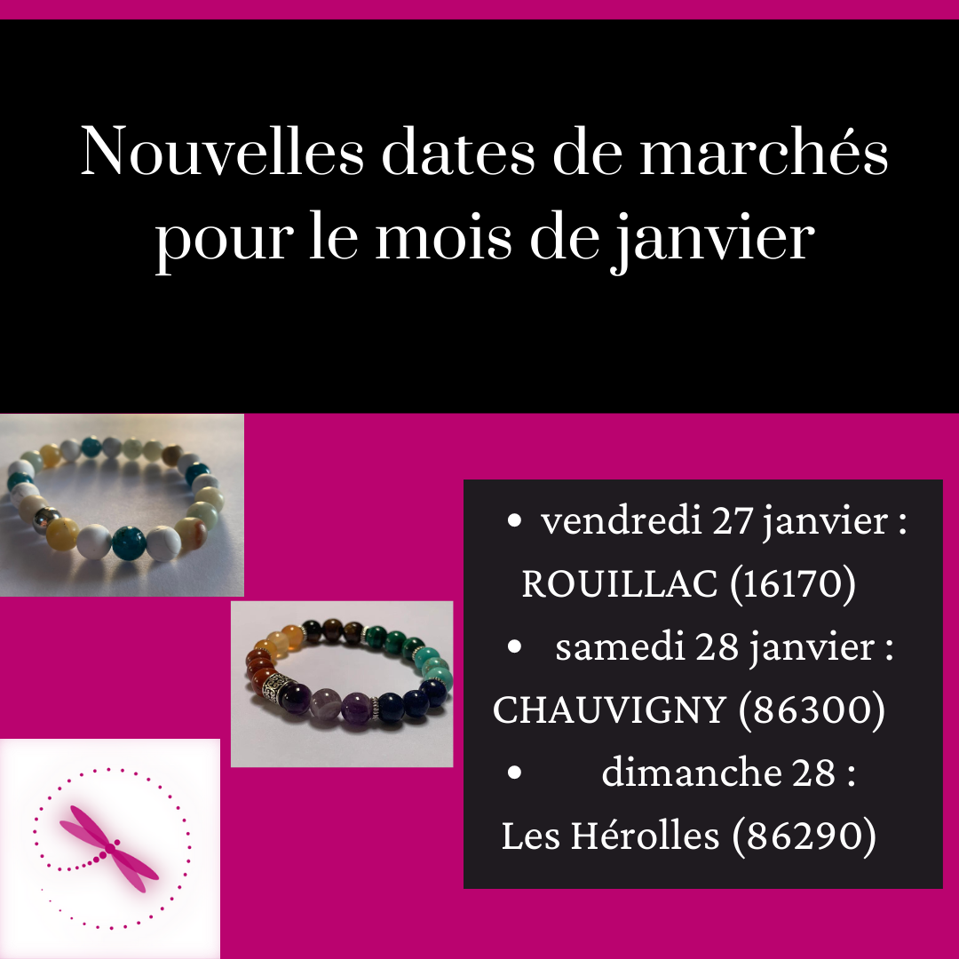 Dates des marchés fin janvier 2023 