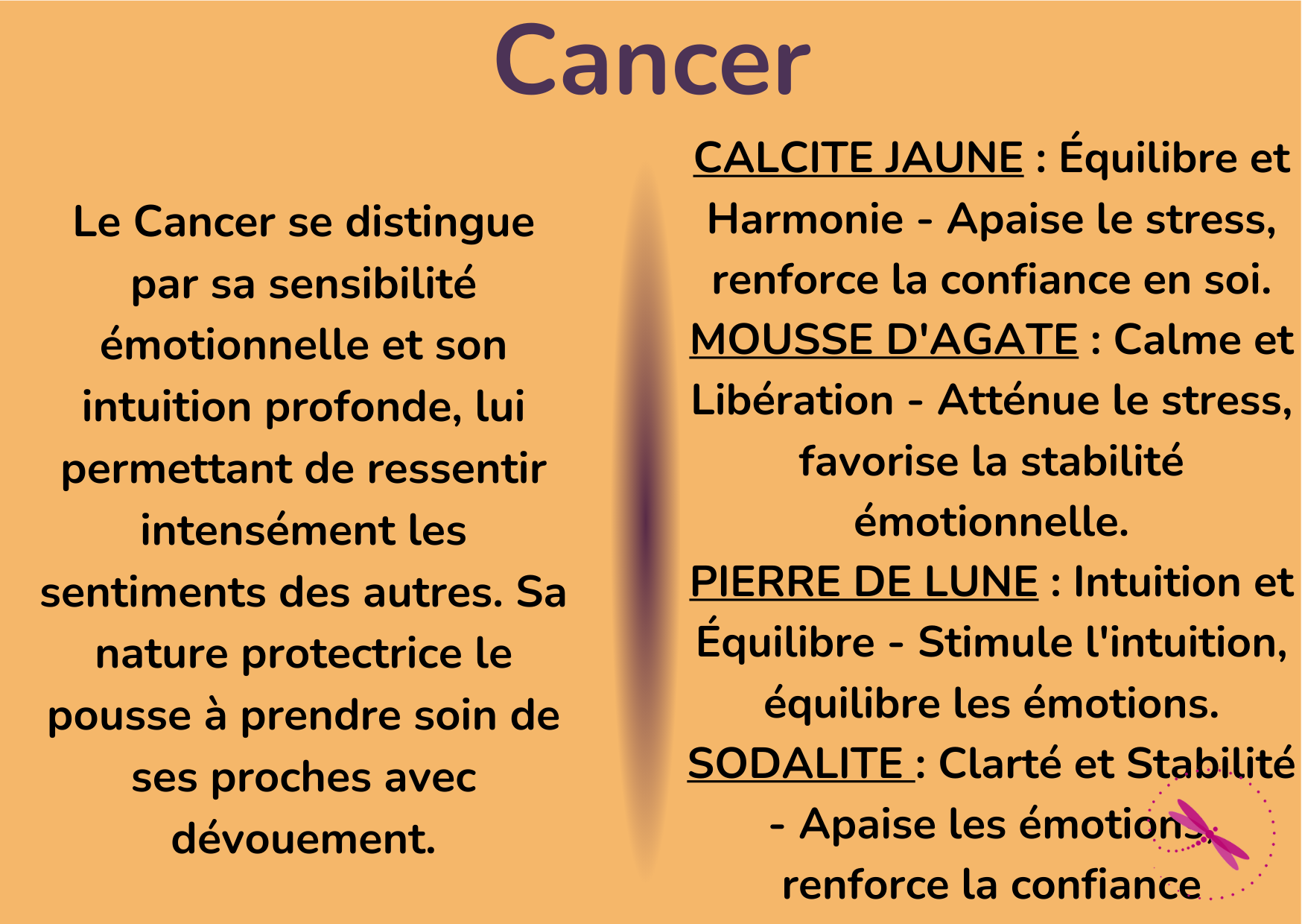 ASTROLOGIE : BRACELET POUR LE CANCER