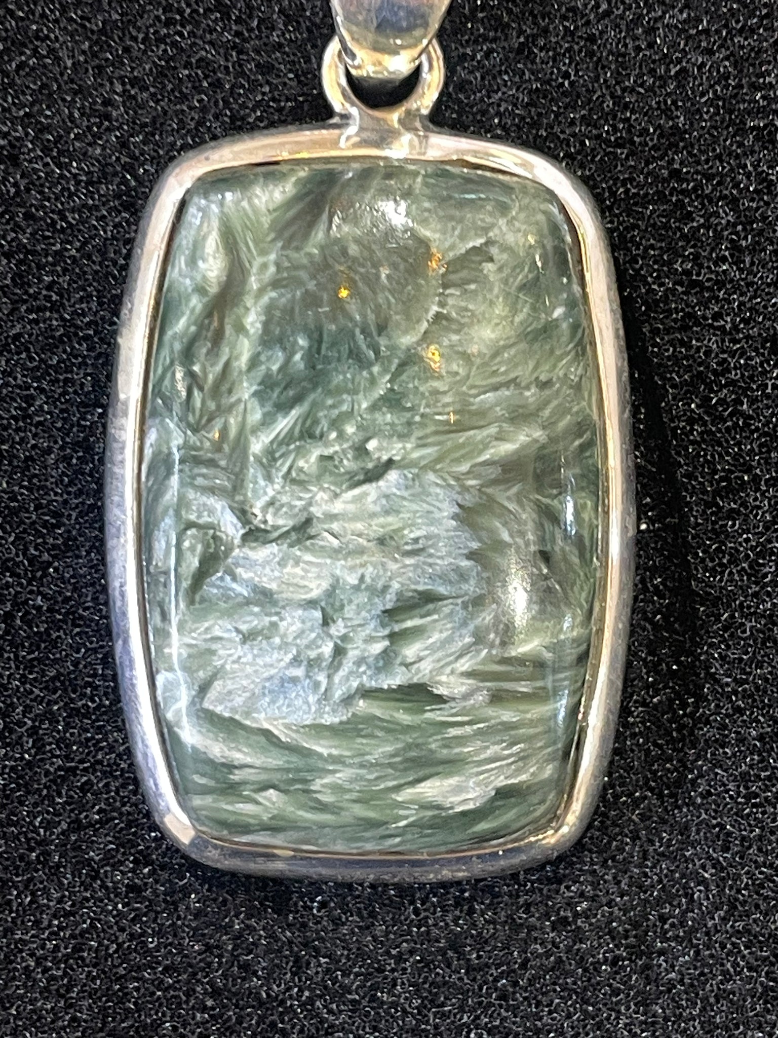 Collier en Argent 925 avec Séraphinite – Édition Limitée