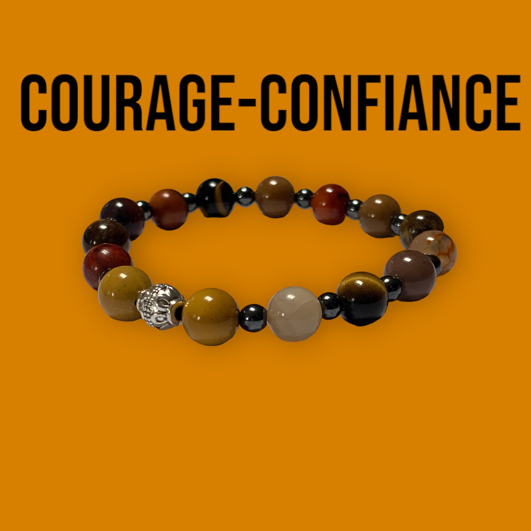 Bracelet "COURAGE-CONFIANCE"
