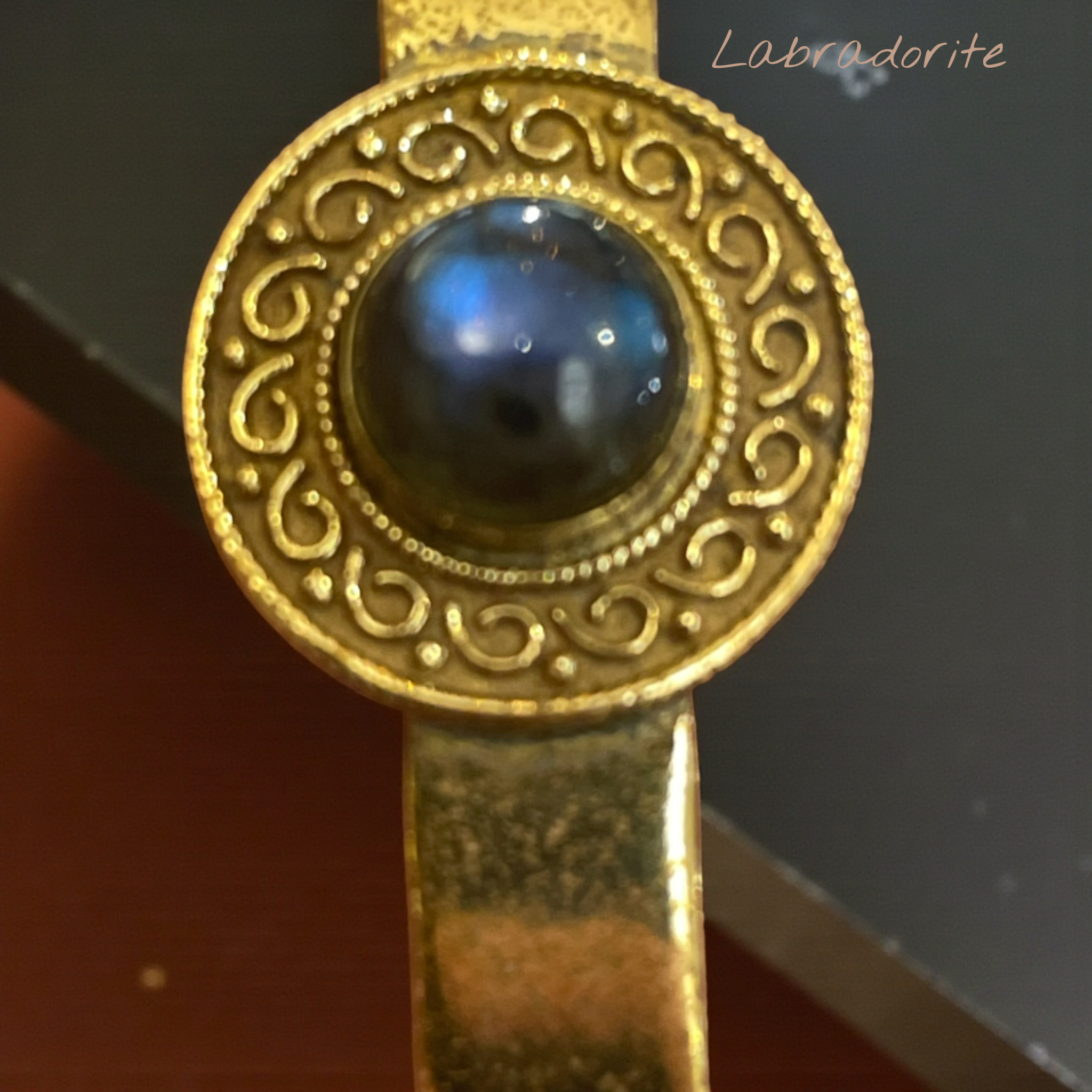 Bracelet en laiton : collection Courbe d'or