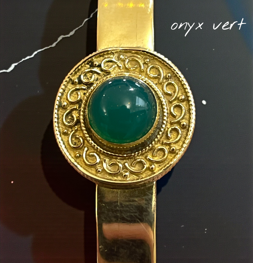 Bracelet en laiton : collection Courbe d'or