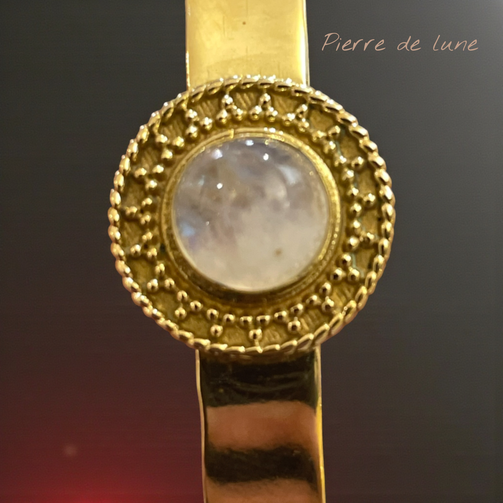 Bracelet en laiton : collection Courbe d'or