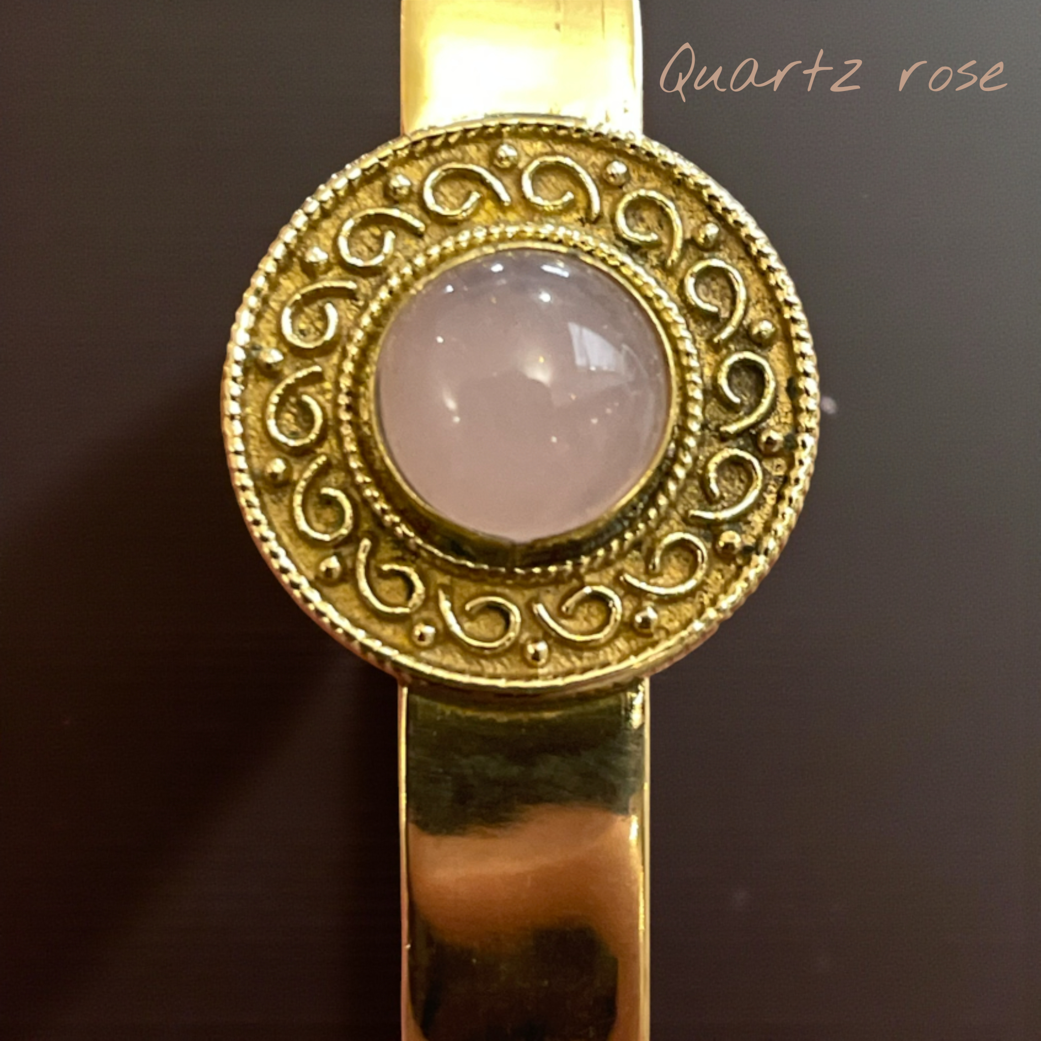 Bracelet en laiton : collection Courbe d'or