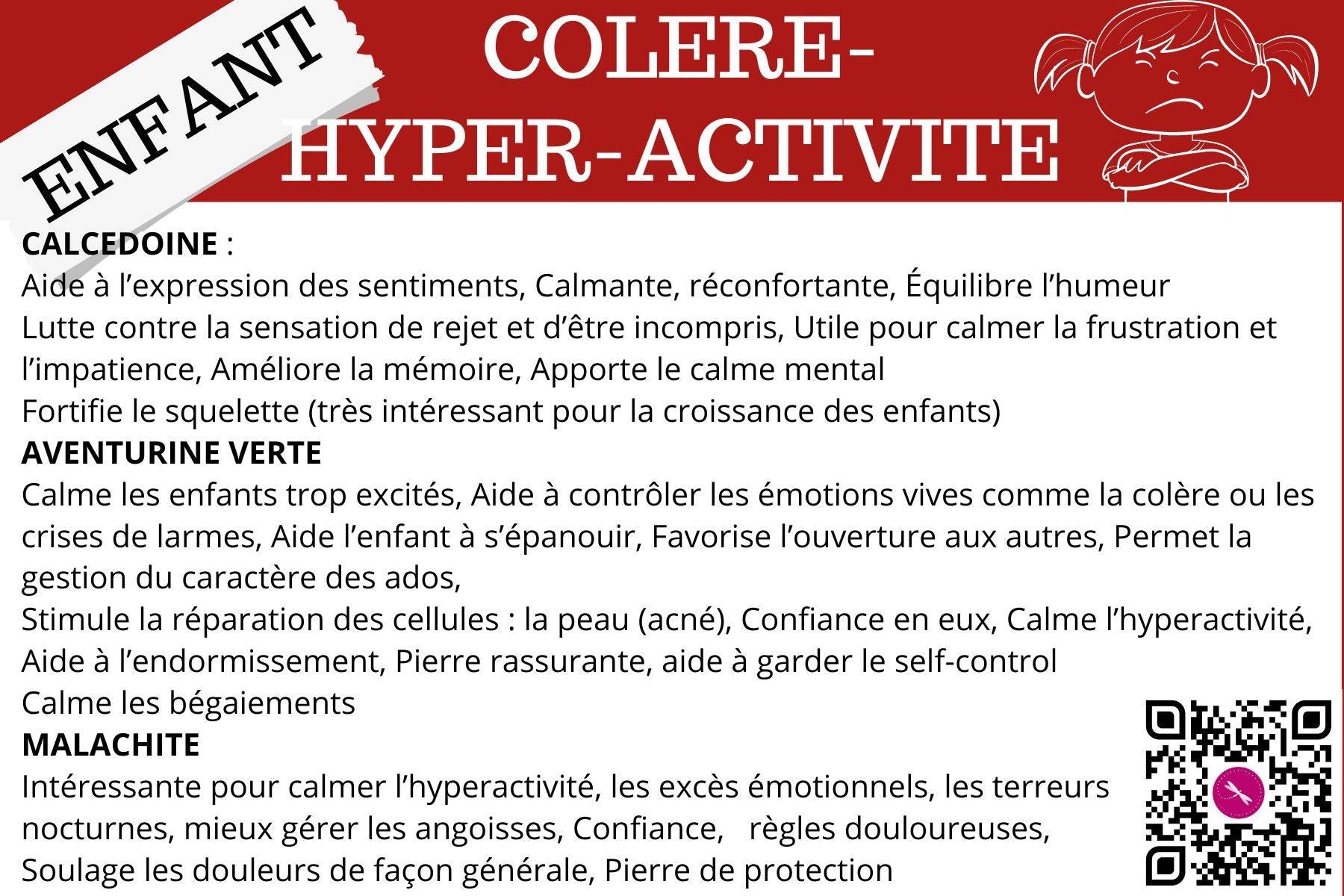 COLERE, HYPER-ACTIVITE chez l'enfant (et l'adulte)