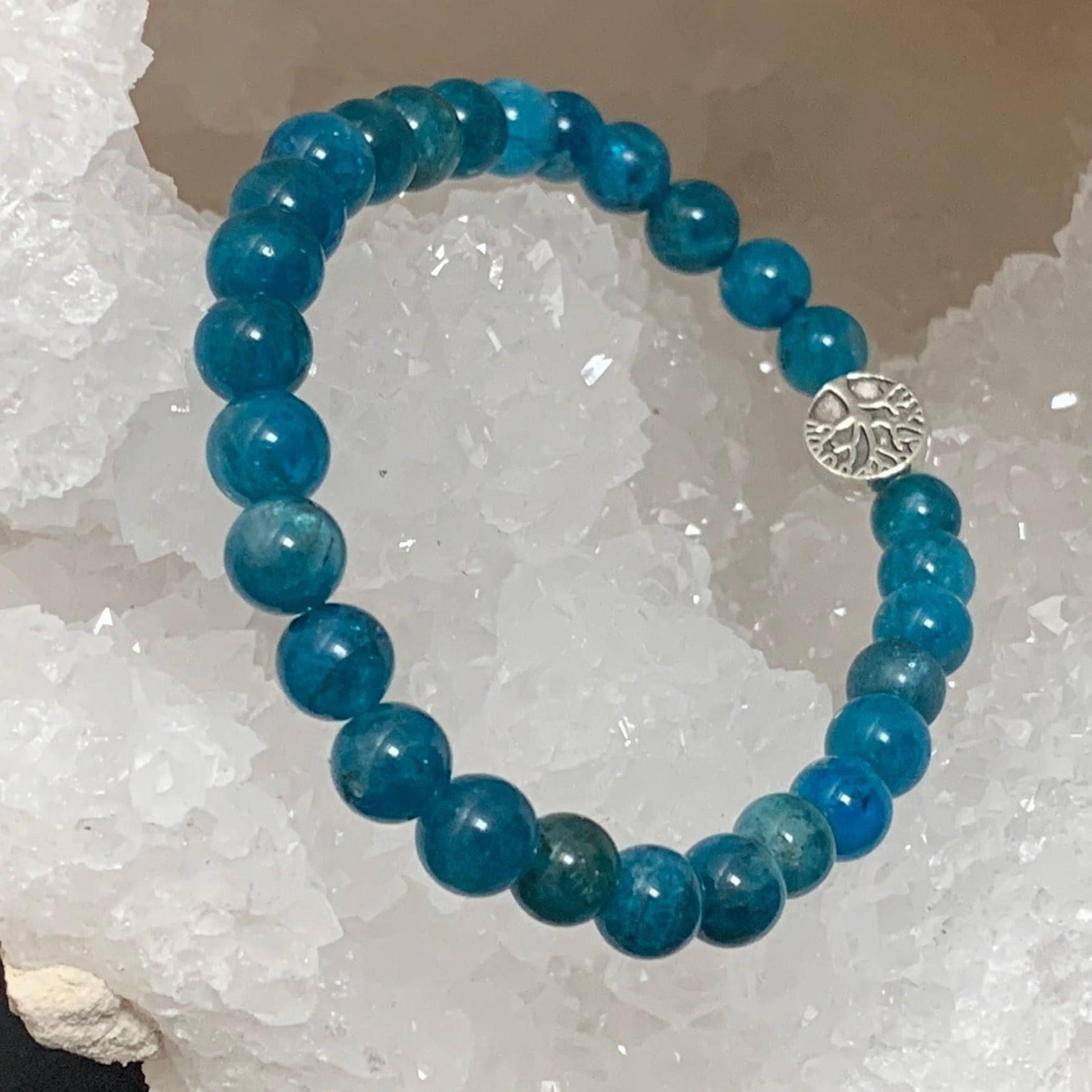 Bracelet d'apatite (pierres de 6mm)