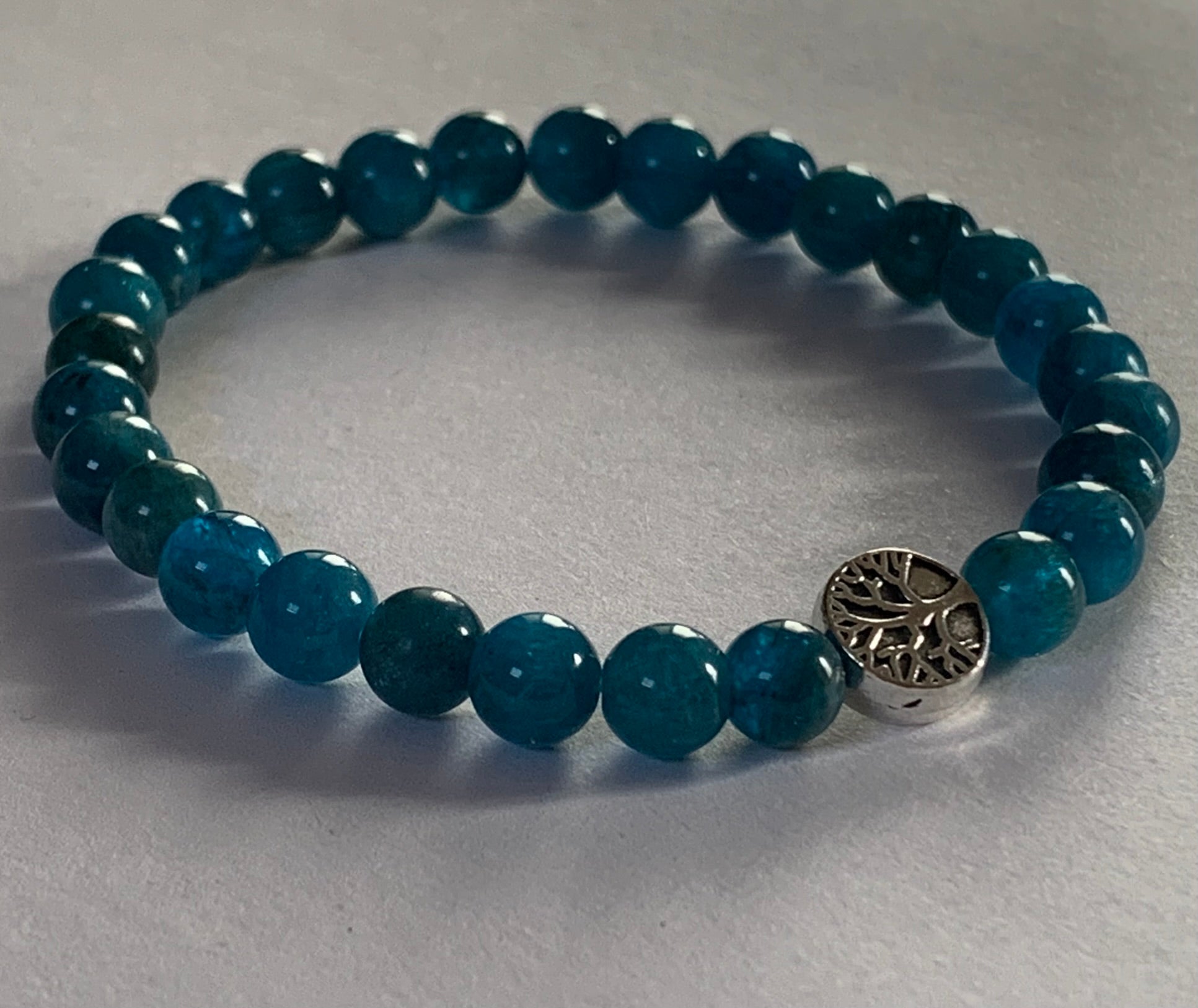 Bracelet d'apatite (pierres de 6mm)